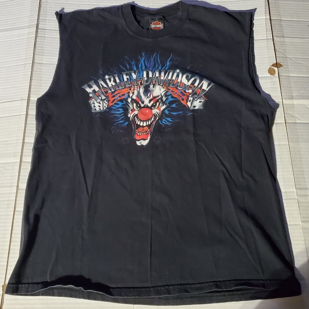 Harley-Davidson Black Graphic Tank Top
